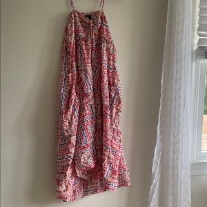 Vici Floral Pink and Blue Dress